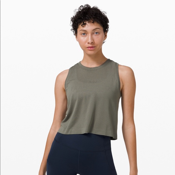 lululemon athletica Tops - Lululemon Swiftly Breathe Crop Running Tank